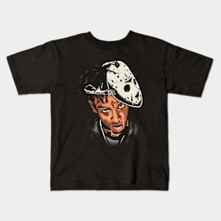 21 Savage Mask Kids T-Shirt